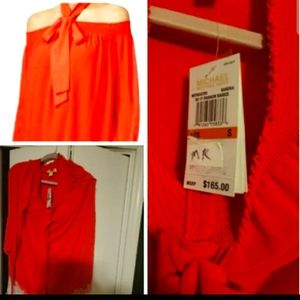 MICHAEL KORS SANGRIA DRESS (S)